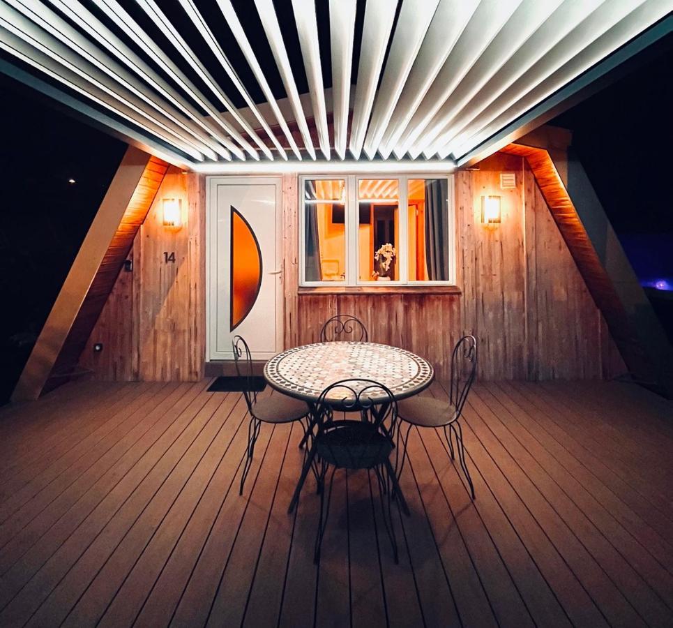 Au-Doux-Altic Chalet Romantique Avec Jacuzzi Et Sauna Метабьеф Экстерьер фото